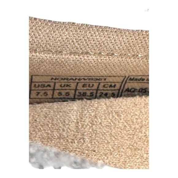 Vionic Womens Suede Moccasin Flats 7.5 Gray Slip-On Comfort Shoes Bow Accent - Picture 6 of 13